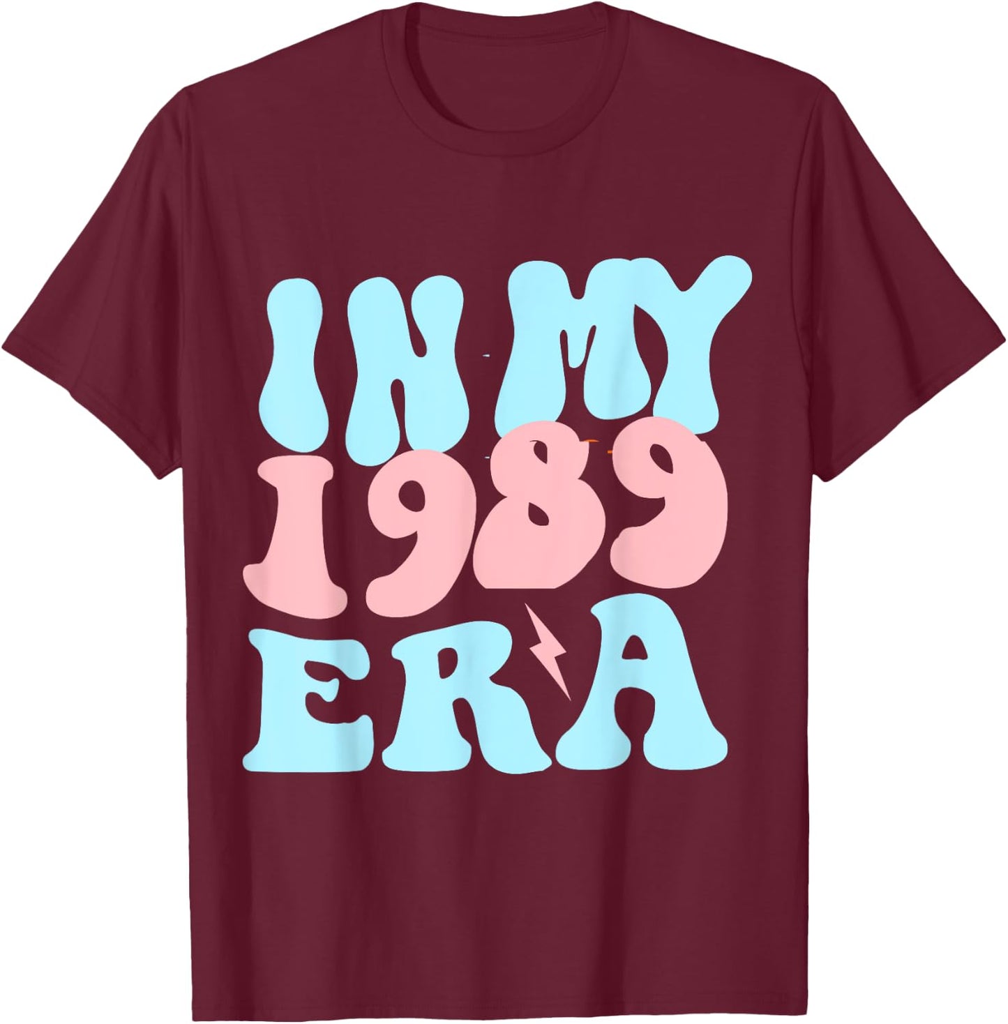 In My 1989 Era kids boys girls teachers T-Shirt - T-Shirt | Maroon