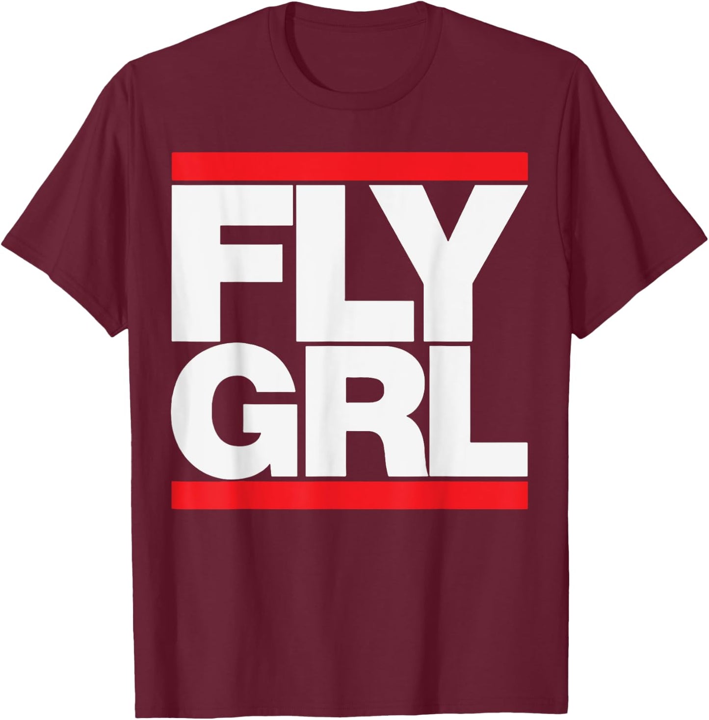 Fly Grl T-Shirt - T-Shirt | Maroon