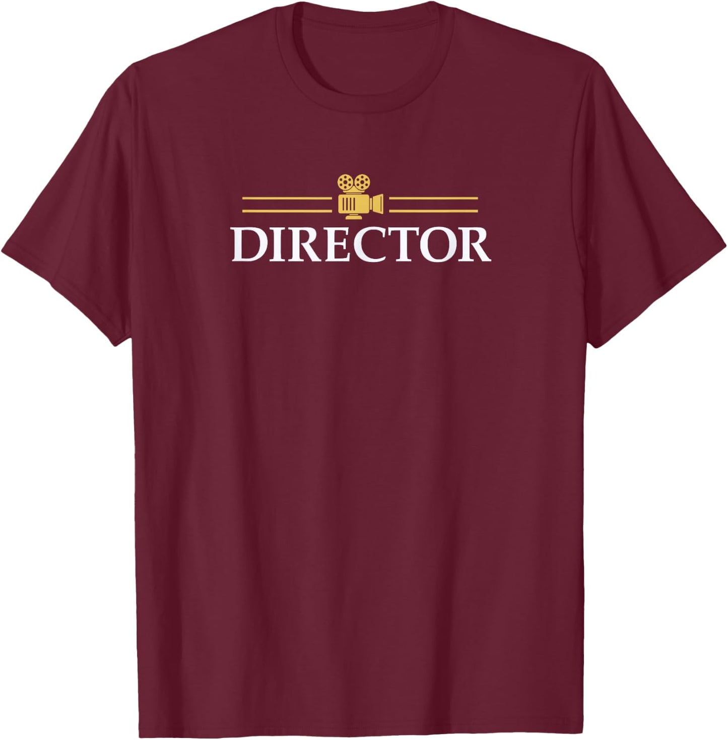 Director Film-Crew Filmmaker Shirt T-Shirt - T-Shirt | Maroon