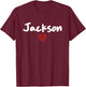 Jackson - I Love Jackson - MS - Throwback Design - Classic T-Shirt - T-Shirt | Maroon