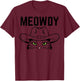 Cowboy Cat Meowdy Funny Texas Meme Country Men Women Kids T-Shirt - T-Shirt | Maroon
