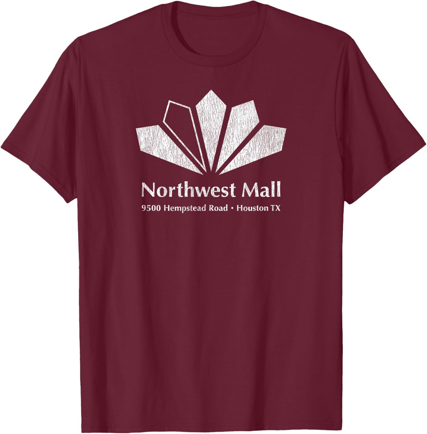 NORTHWEST MALL - Houston Texas T-Shirt - T-Shirt | Maroon