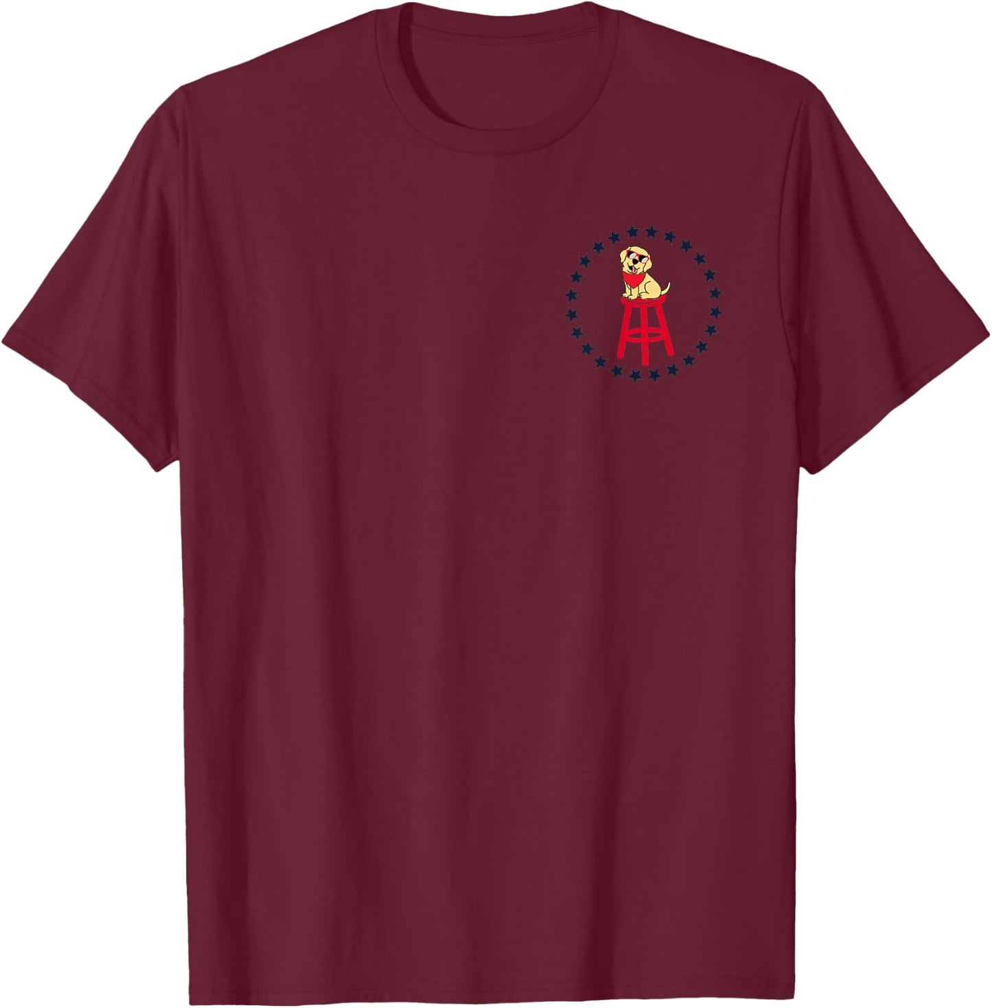 Barstool Dogs Funny Dog Sports Shirt Pun T-Shirt - T-Shirt | Maroon