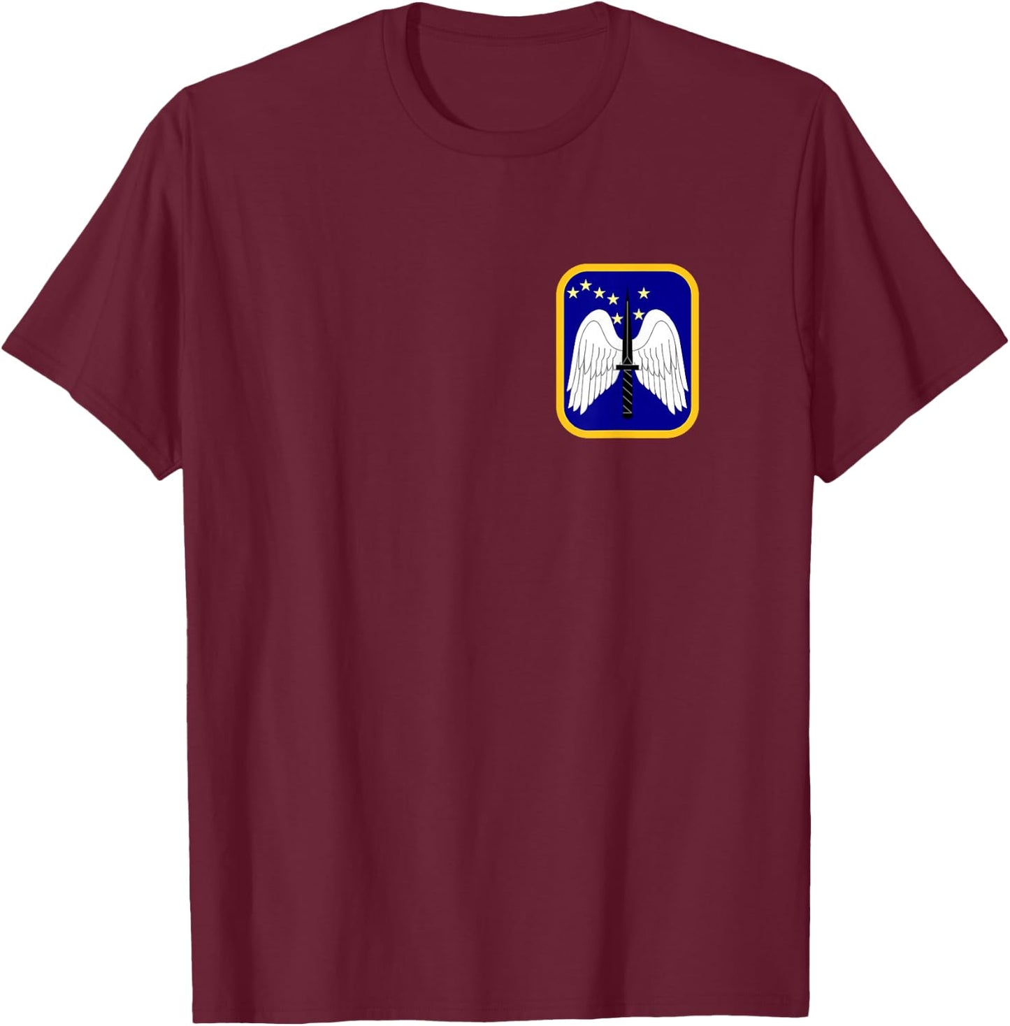 16th Combat Aviation Brigade Patch - 16th CAB T-Shirt - T-Shirt | Maroon