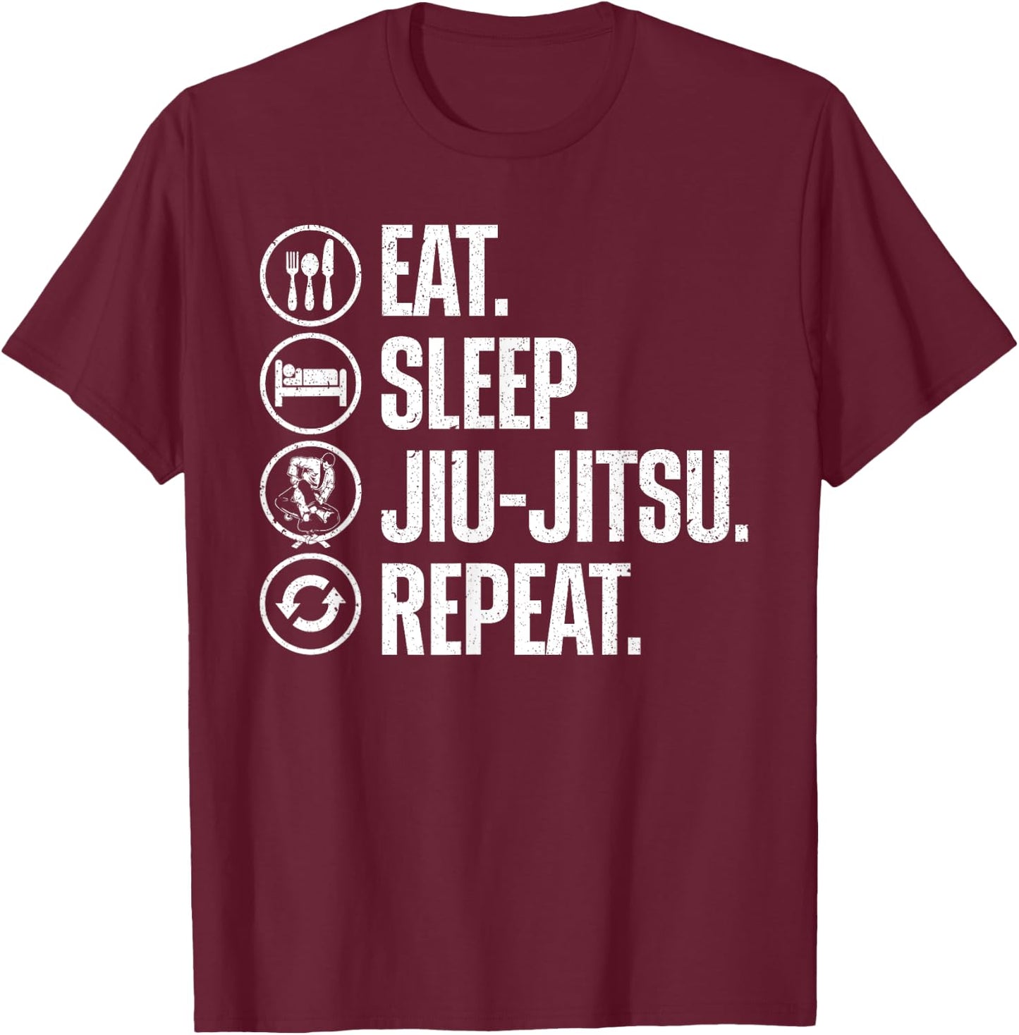 Funny Jiu Jitsu Women Kids Brazilian Jiu Jitsu BJJ T-Shirt - T-Shirt | Maroon