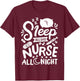 Nurse Nursing RN T-Shirt - T-Shirt | Maroon