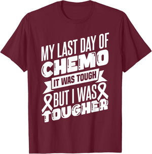 Warrior Chemotherapy Chemo Chemo Patient T-Shirt - T-Shirt | Maroon