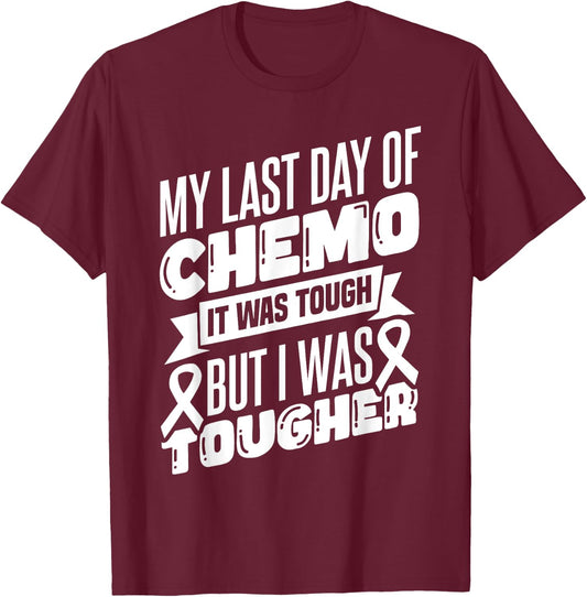 Warrior Chemotherapy Chemo Chemo Patient T-Shirt - T-Shirt | Maroon