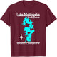 Lake Metigoshe, North Dakota T-Shirt - T-Shirt | Maroon