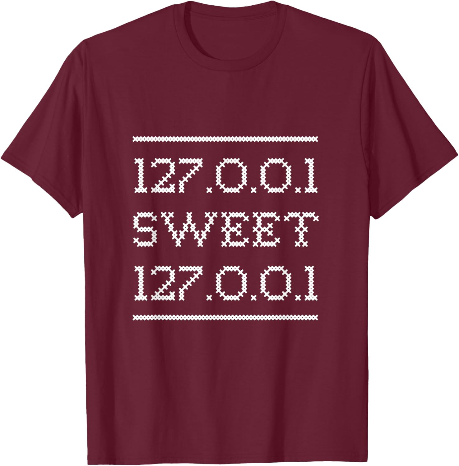 Geek Pun –– Home Sweet Home T-Shirt - T-Shirt | Maroon