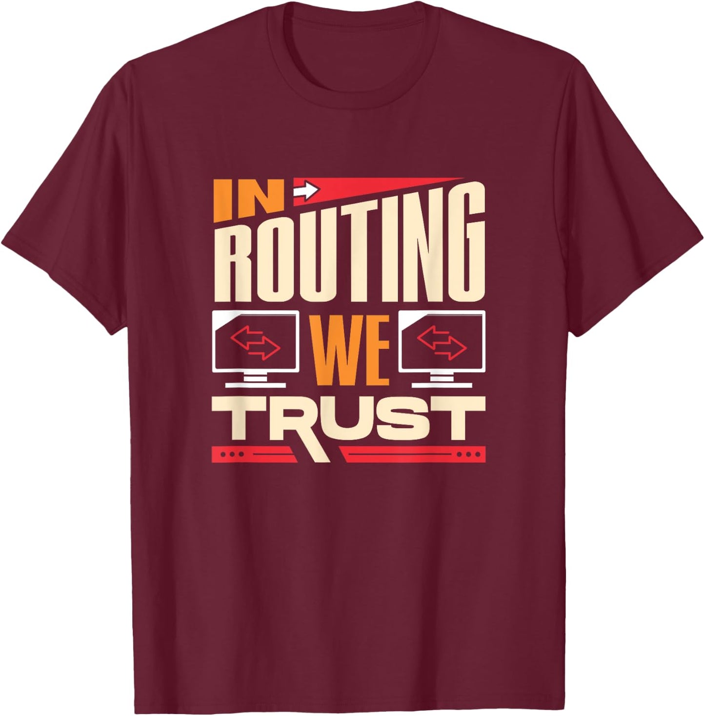 Network Admin Network Engineering Network Administrator T-Shirt - T-Shirt | Maroon