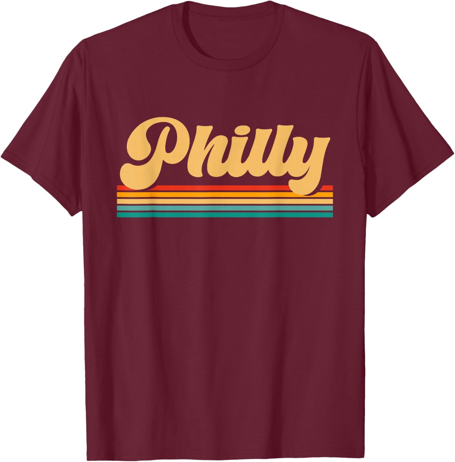 Philly Philadelphia T-Shirt - T-Shirt | Maroon