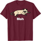 Siamese Cat Meh Funny Meow Balinese Kitty Pet Men Women Kids T-Shirt - T-Shirt | Maroon
