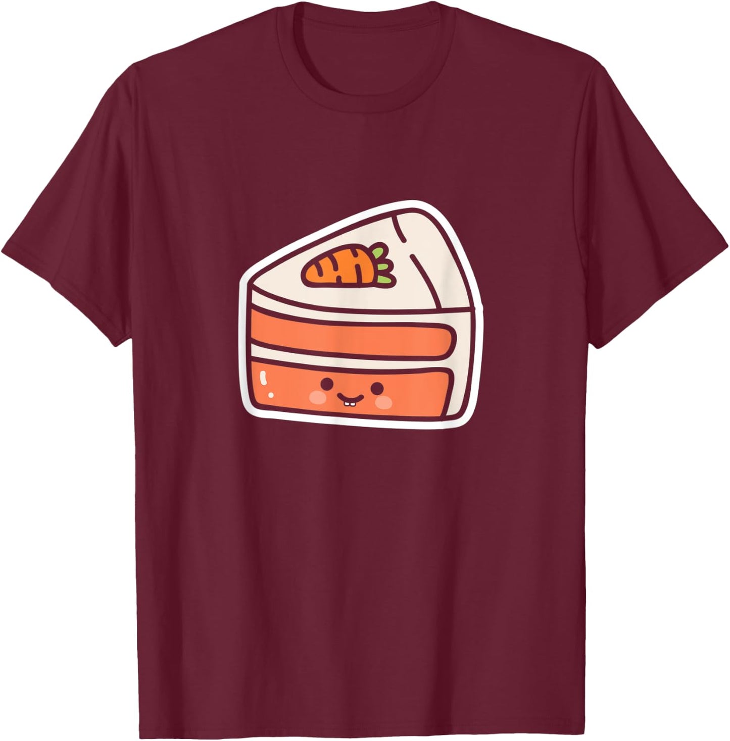Carrot Cake Sweet I Carrot Cake Carrot Cake Kawaii Children T-Shirt - T-Shirt | Maroon