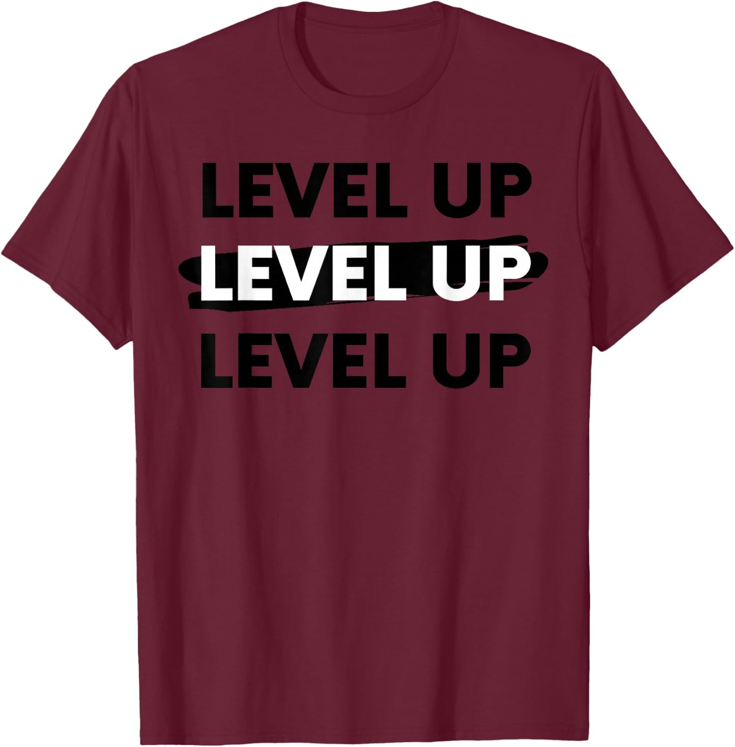 Level Up T-Shirt - T-Shirt | Maroon