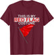This is My Red Flag Halloween Costume Toxic Relationship Fun T-Shirt - T-Shirt | Maroon