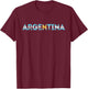 Argentina Vintage Sun Of May Buenos Aires Argentinian Pride T-Shirt - T-Shirt | Maroon