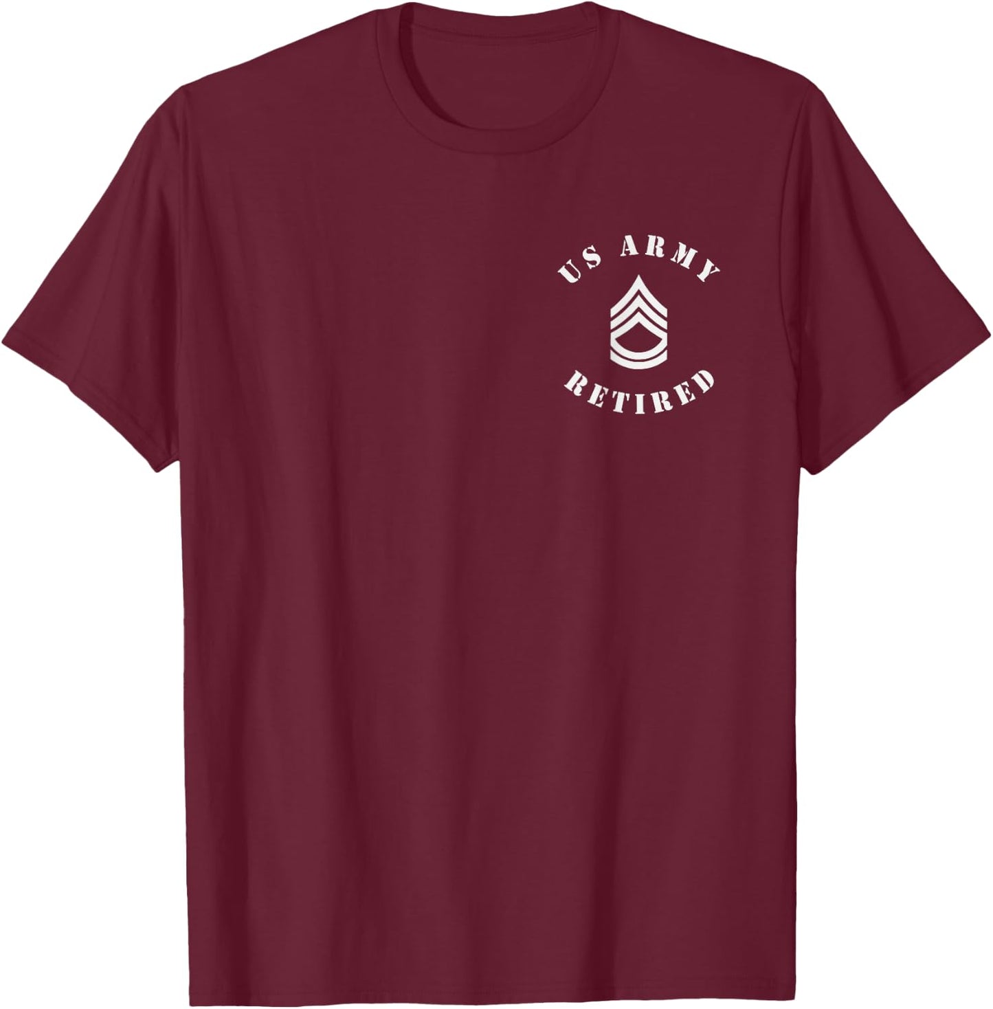 US Army Veteran Retired - Sergeant First Class - SFC T-Shirt - T-Shirt | Maroon