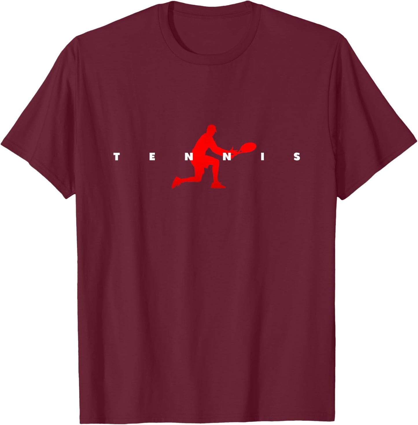 Tennis Apparel - Tennis T-Shirt - T-Shirt | Maroon