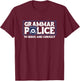 Grammar Police - To Serve And Correct T-Shirt - T-Shirt | Maroon