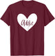 Addie Pink Name Heart Love Woman Girl Friend Personalized T-Shirt - T-Shirt | Maroon
