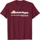 Zihuatanejo Vintage 70s Retro Throwback Design T-Shirt - T-Shirt | Maroon