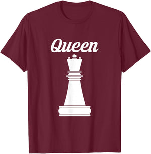 Queen Chess Player T-Shirt - T-Shirt | Maroon