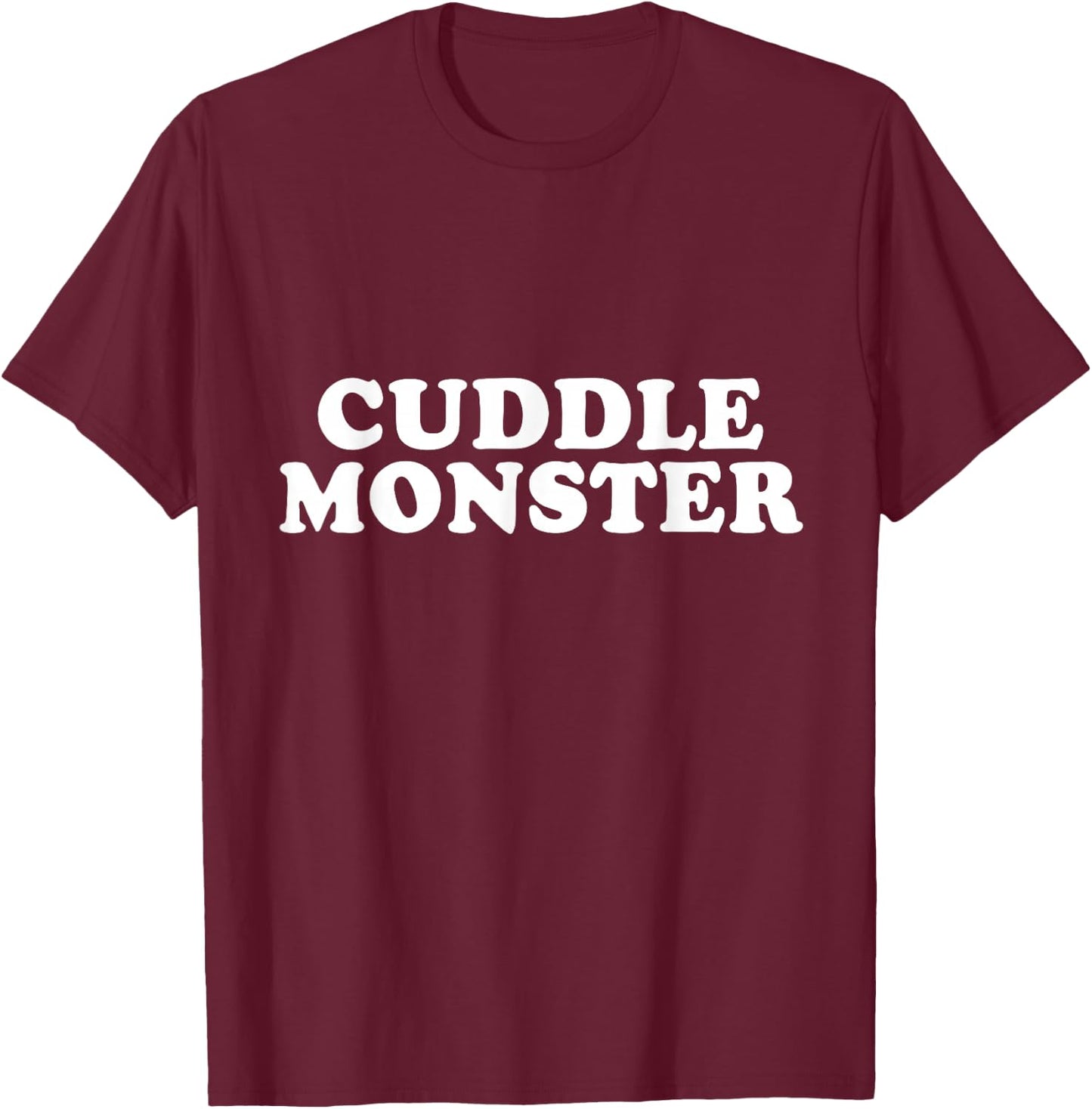 Cuddle Monster T-Shirt - T-Shirt | Maroon