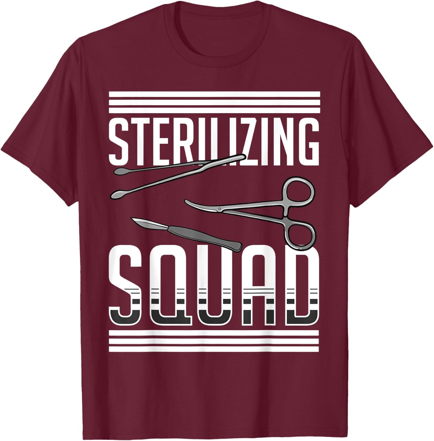 Sterile Processing Technician Instruments Tech Certification T-Shirt - T-Shirt | Maroon