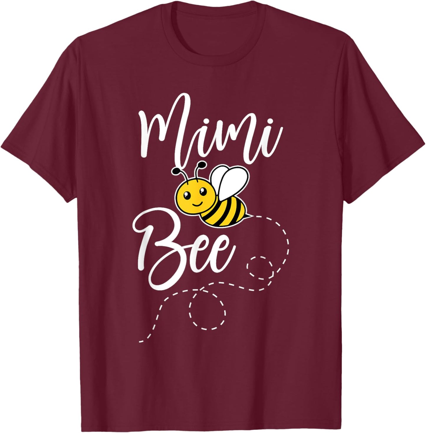 Mimi Of The Bee Day Girl Hive Family Matching Birthday Sweet T-Shirt - T-Shirt | Maroon