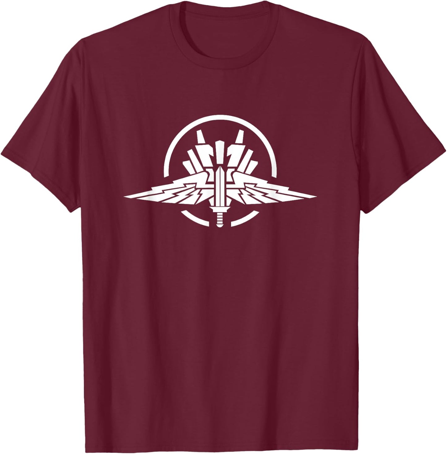 Meta Cortex Mobile Infantry - Do You want to Know More? Black -Adults Classic Fit Cotton Blend Short Sleeve T-Shirt - T-Shirt | Maroon