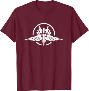 Meta Cortex Mobile Infantry - Do You want to Know More? Black -Adults Classic Fit Cotton Blend Short Sleeve T-Shirt - T-Shirt | Maroon