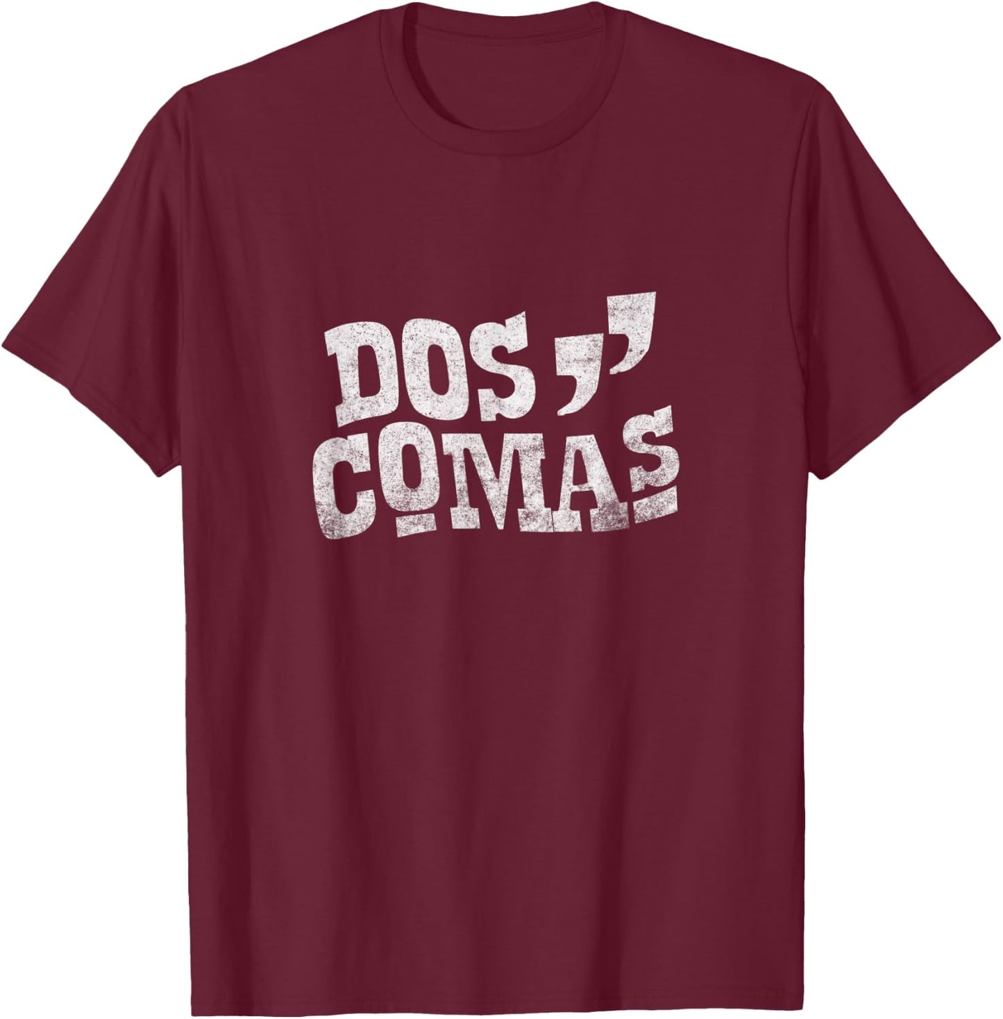 Dos Comas Millionaire Club T-Shirt - T-Shirt | Maroon