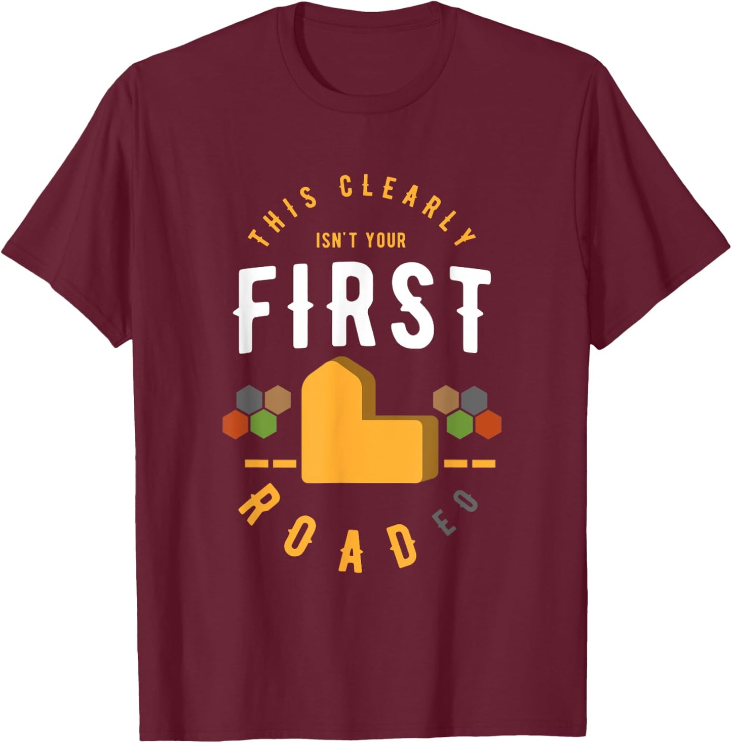 Settler or Dice for Board games and Role Playing Game or RPG T-Shirt - T-Shirt | Maroon