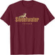 Sweetwater Texas Horned Toad Design T-Shirt - T-Shirt | Maroon