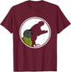 Parrot & T Rex Shadow I Senegal Parrot T-Shirt - T-Shirt | Maroon