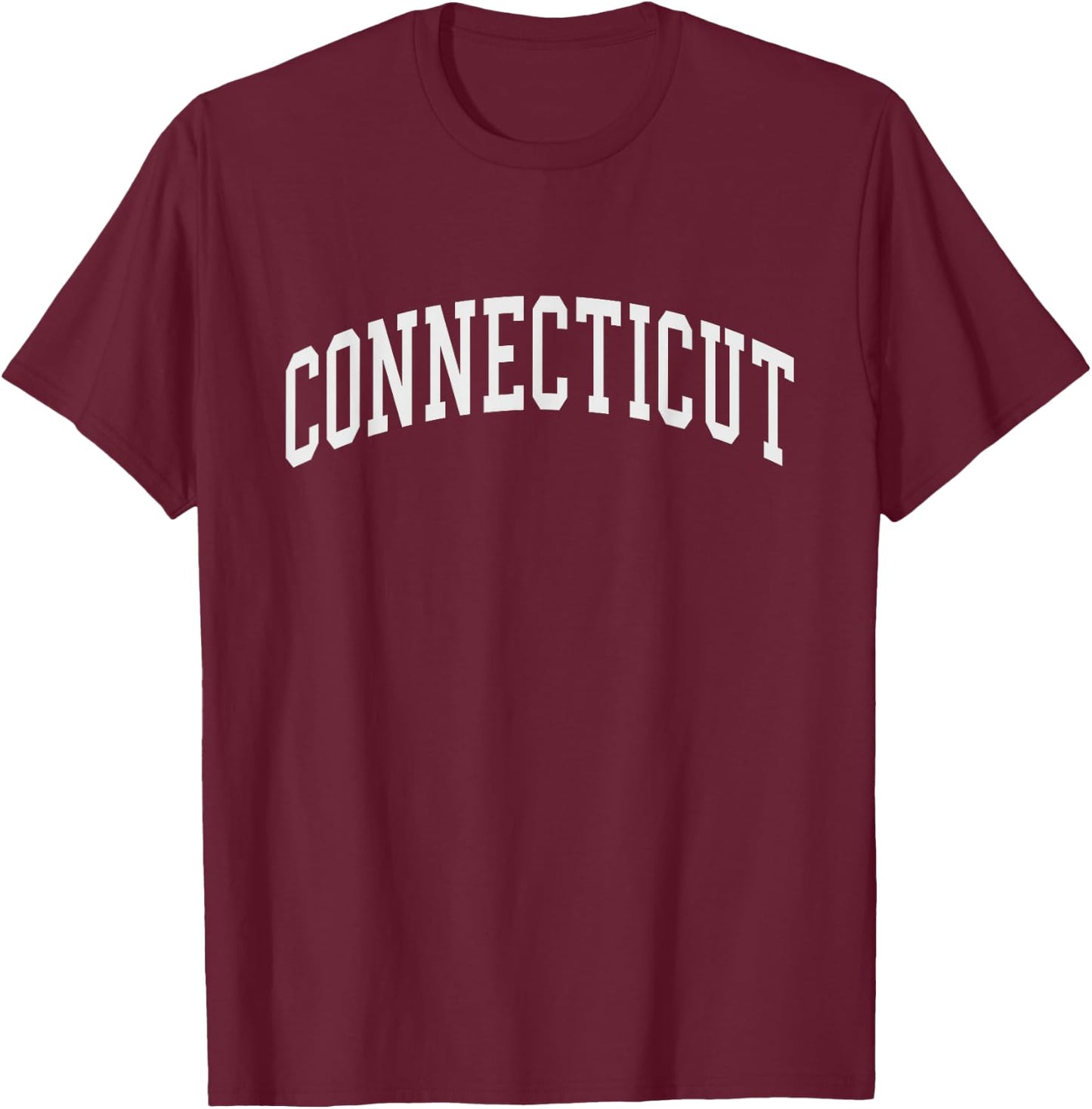 Connecticut - Throwback Design - Classic Small T-Shirt - T-Shirt | Maroon