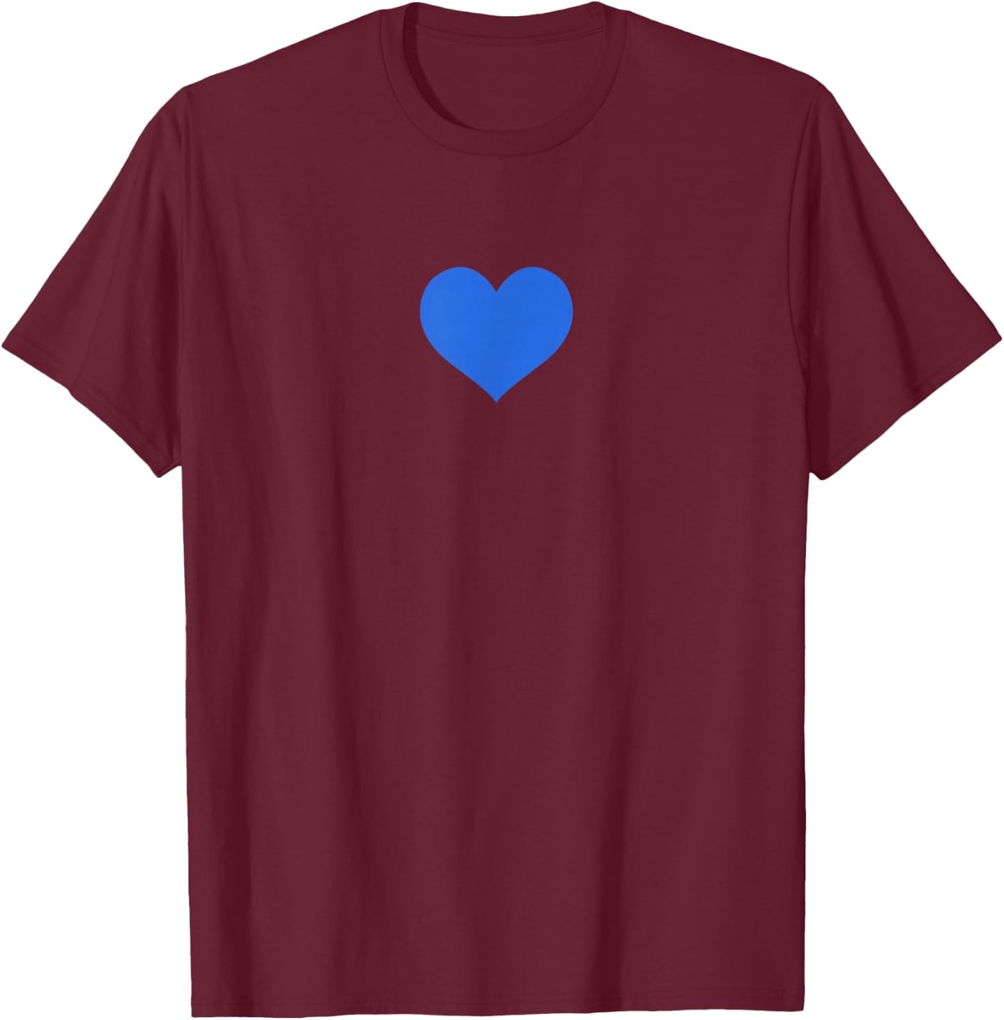 The Blue Heart - , women, kids T-Shirt - T-Shirt | Maroon