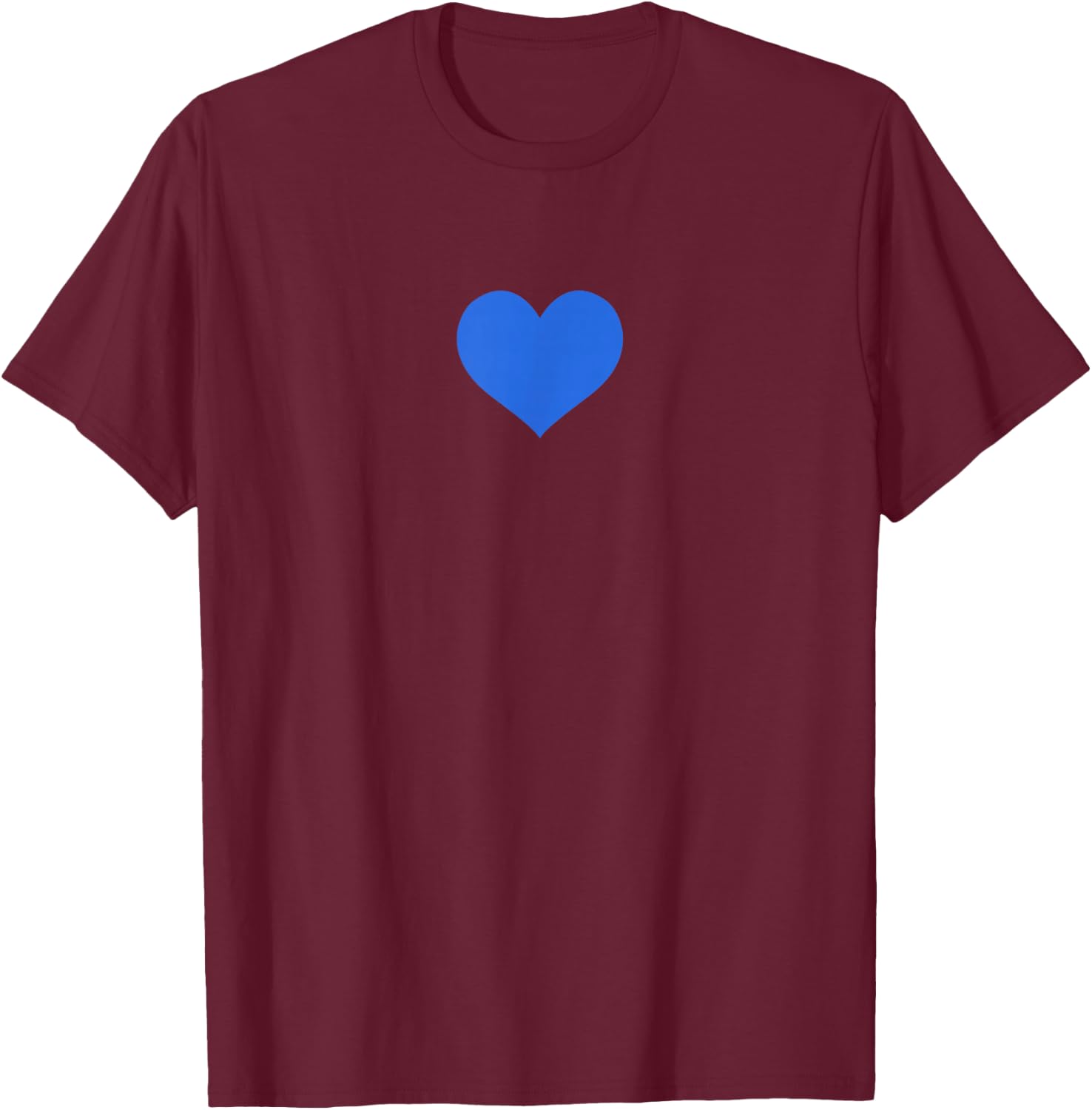 The Blue Heart - , women, kids T-Shirt - T-Shirt | Maroon