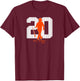 Pete Alonso 20: New York Baseball T-Shirt - T-Shirt | Maroon