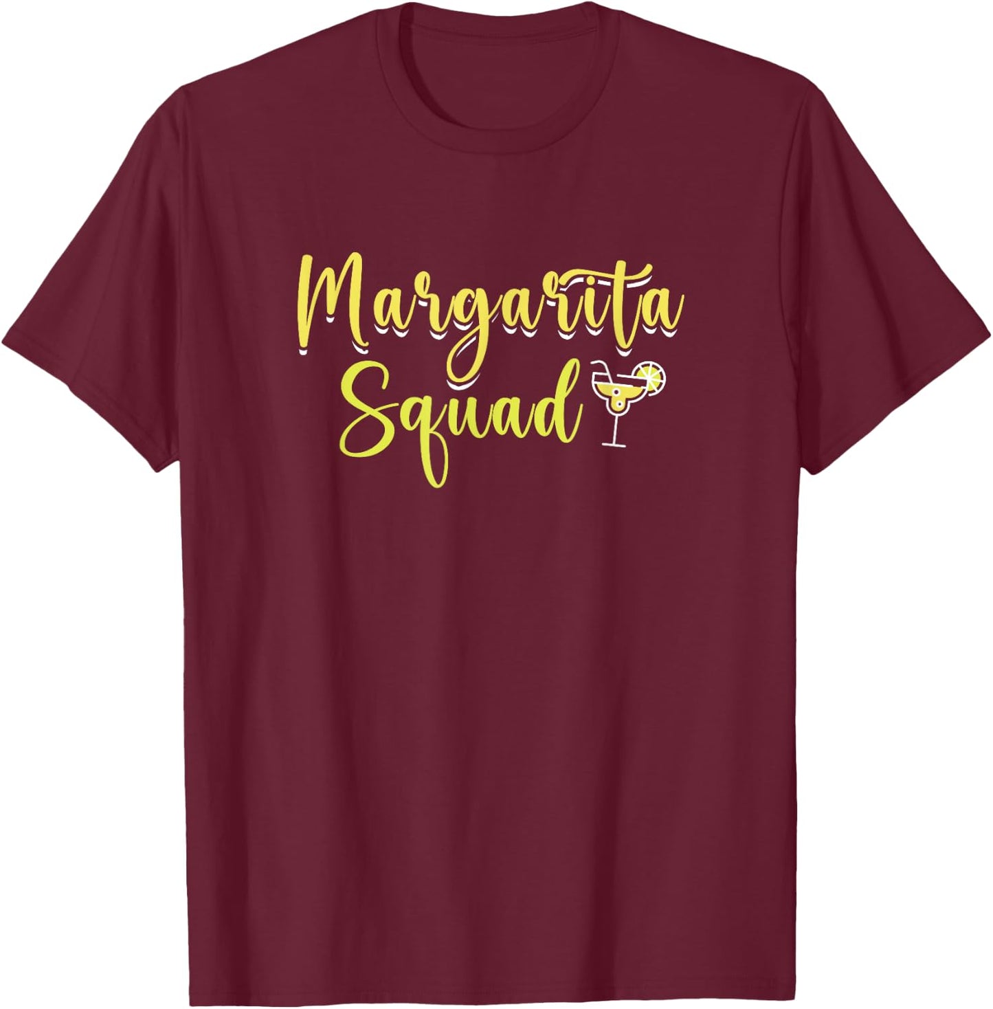 Margarita Squad - Cinco de Mayo T-Shirt - T-Shirt | Maroon