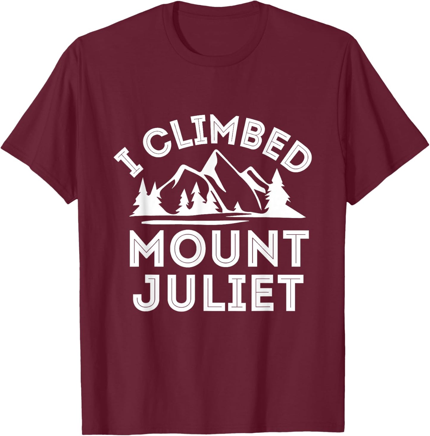 Ich habe den Mount Juliet - Klettern T-Shirt - T-Shirt | Maroon