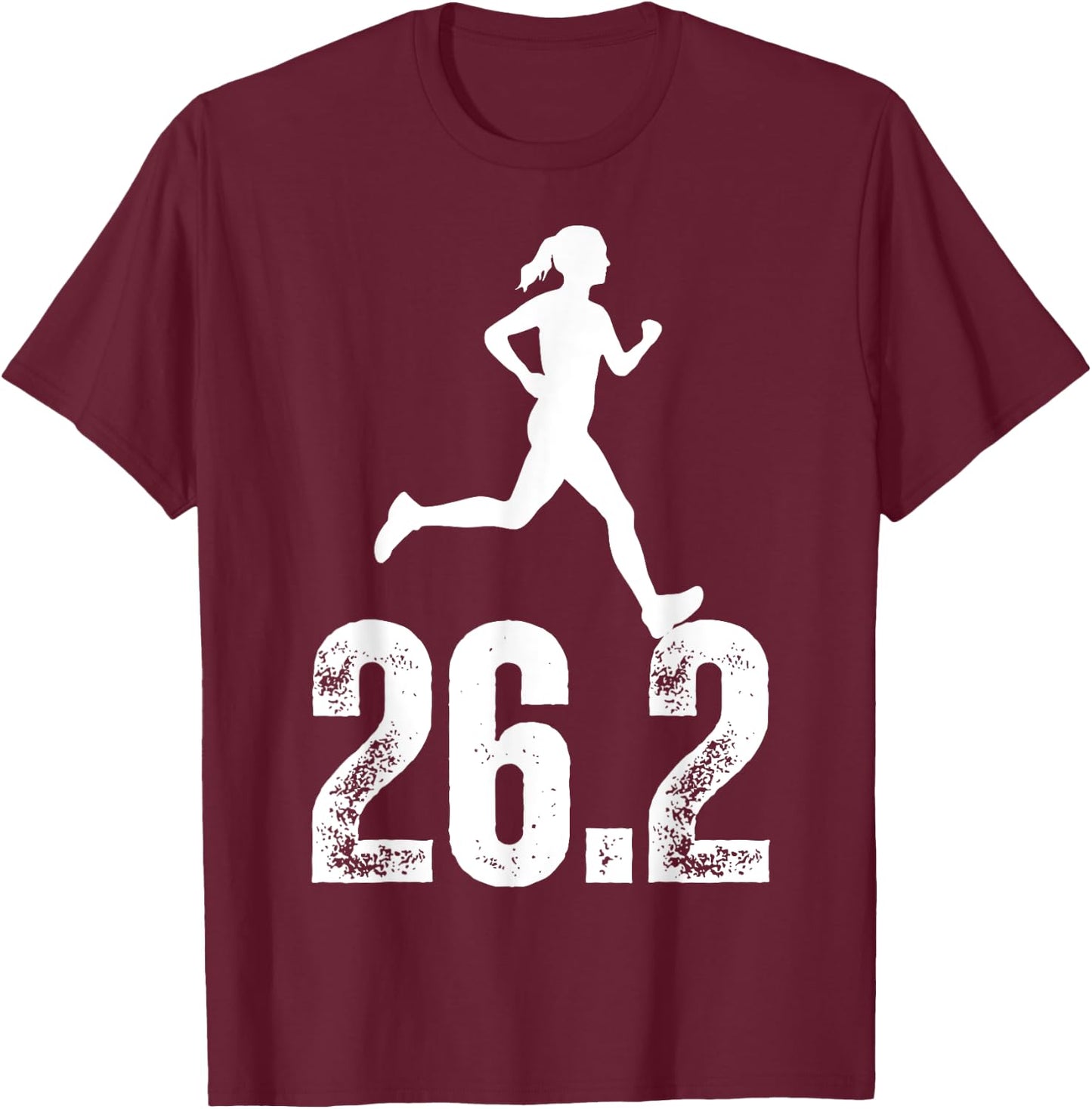 26.2 Marathon T-Shirt - T-Shirt | Maroon