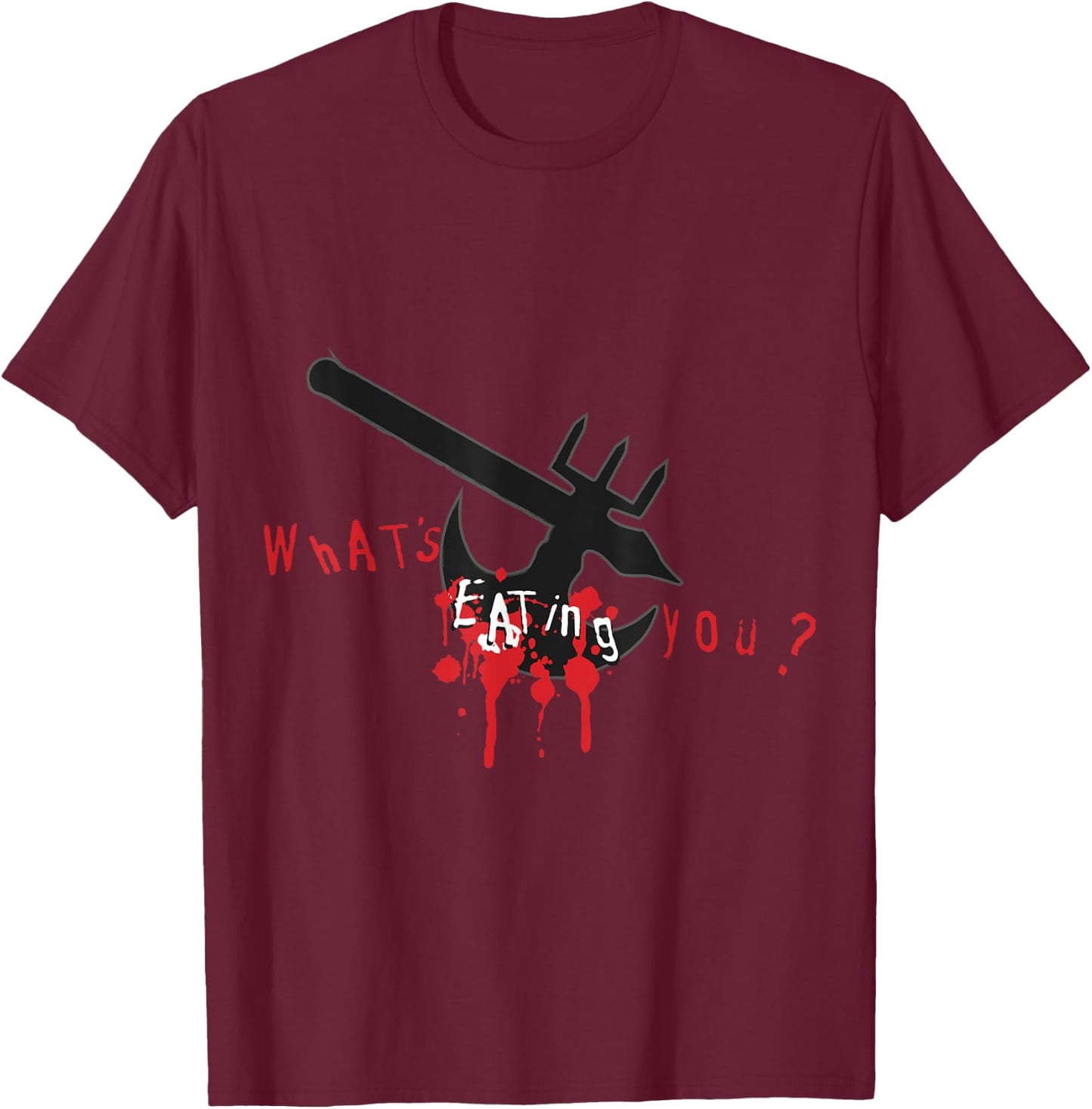 Jeepers Creepers Creepy What's Eating You T-Shirt - T-Shirt | Maroon