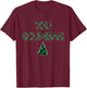 You Scumbag You Maggot Buffalo Plaid Matching Couples T-Shirt - T-Shirt | Maroon