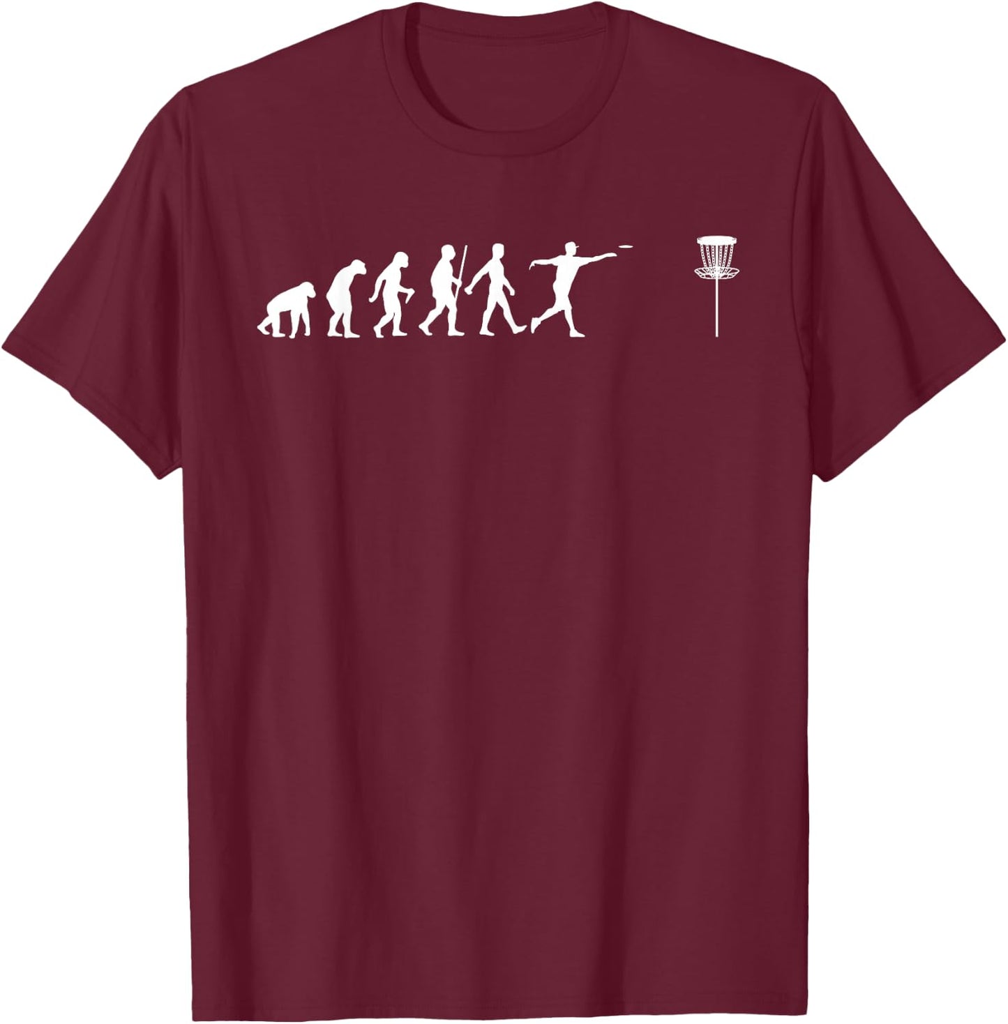 Cool Disc Golf Design Women Disc Golf Player T-Shirt - T-Shirt | Maroon