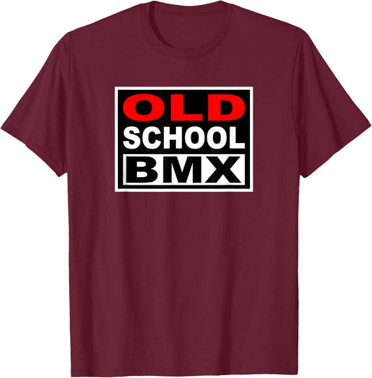 Old School BMX Vintage GT SE Racing Hutch Redline Schwinn T-Shirt - T-Shirt | Maroon