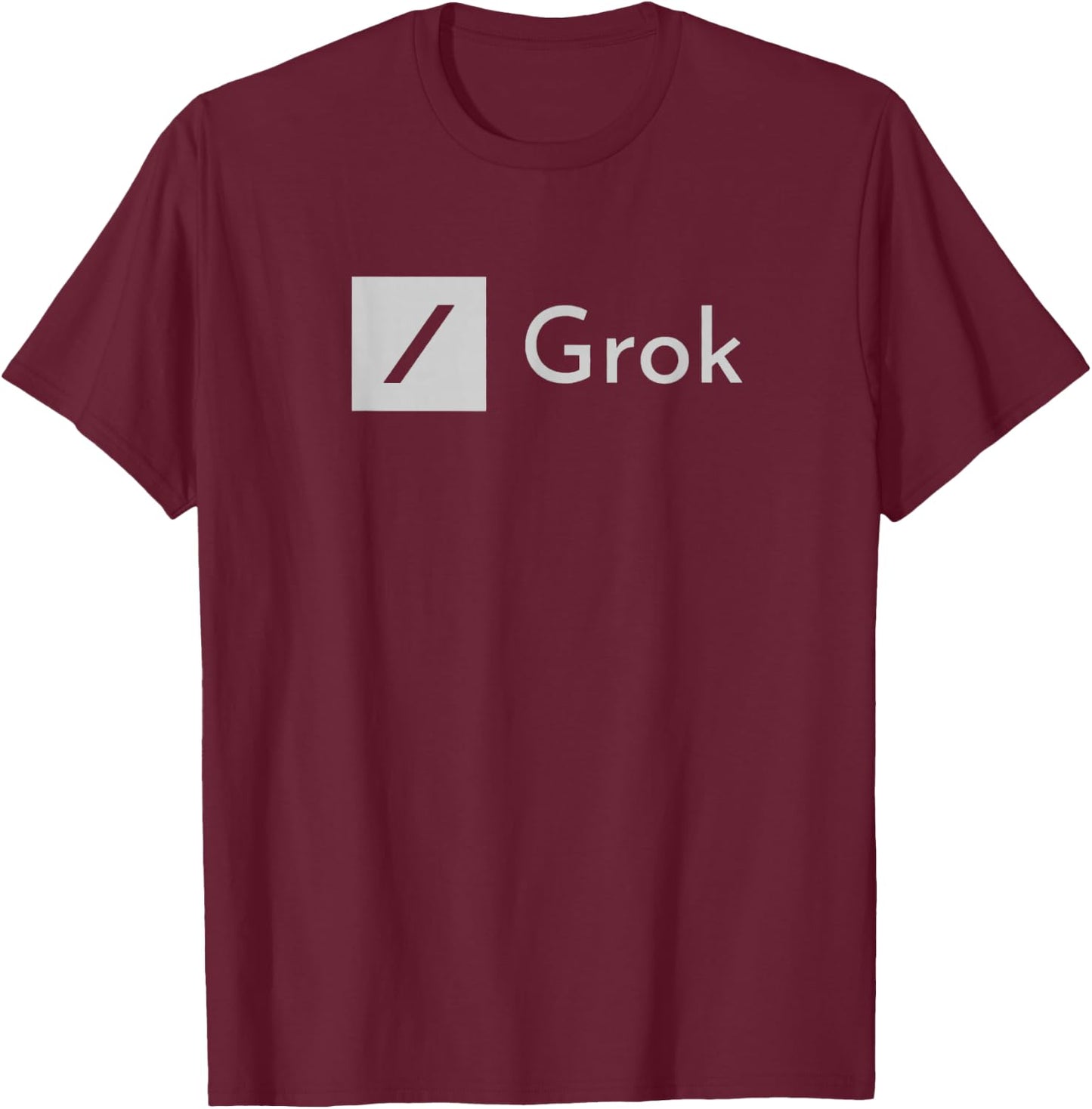 Grok AI - Artificial Intelligence for Software Programmers , Small, Black T-Shirt - T-Shirt | Maroon