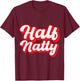Half Natty Fitness T-Shirt - T-Shirt | Maroon