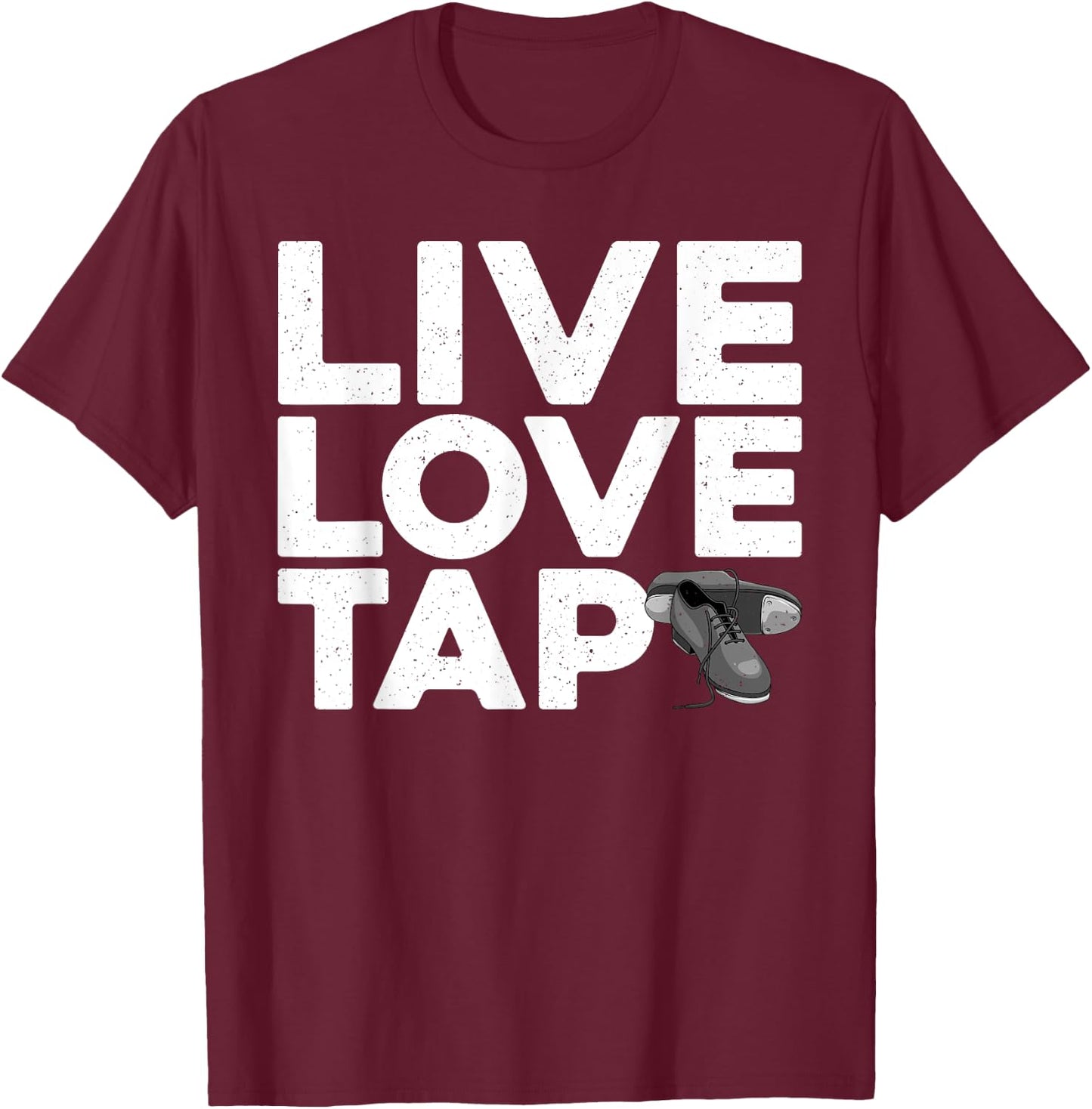 Cool Tap Dancing Design Women Kids Tap Dance Dancer T-Shirt - T-Shirt | Maroon